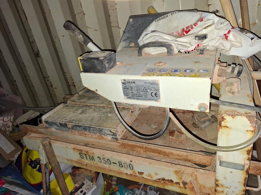 Steenzaag, Doe-het-zelf en Bouw, Gereedschap | Zaagmachines, Ophalen, Gebruikt, 1200 watt of meer, Overige typen
