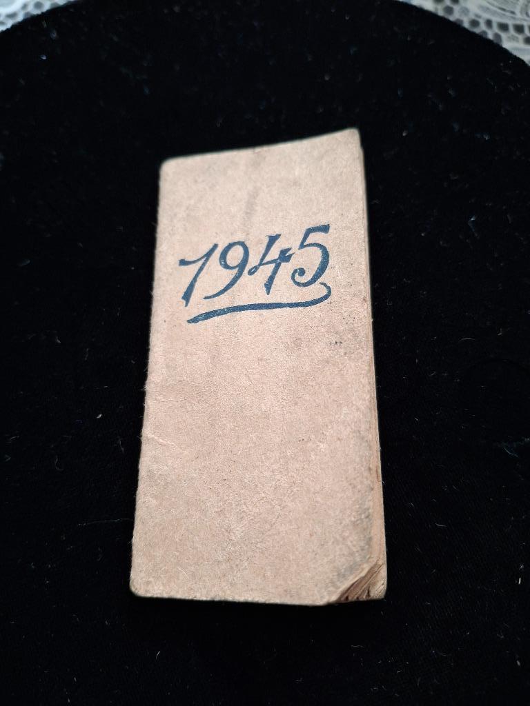 kalender - notitie boekje 1945, Verzenden, Overige soorten, Boek of Tijdschrift