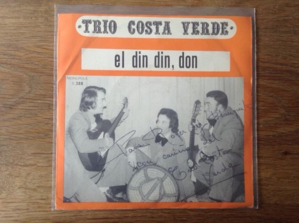 single trio costa verde, CD & DVD, Vinyles Singles, Single, Pop, 7 pouces, Enlèvement ou Envoi