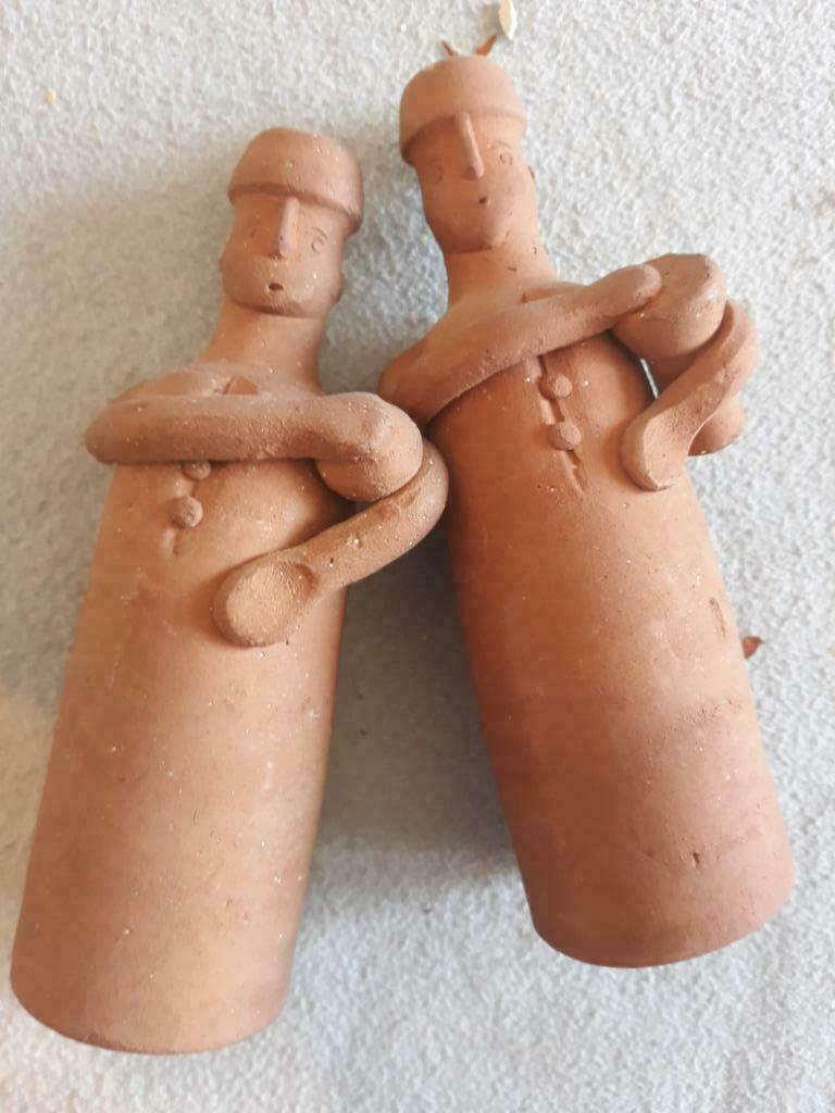 Terracotta beeldjes, Ophalen of Verzenden, Zo goed als nieuw, Overige typen