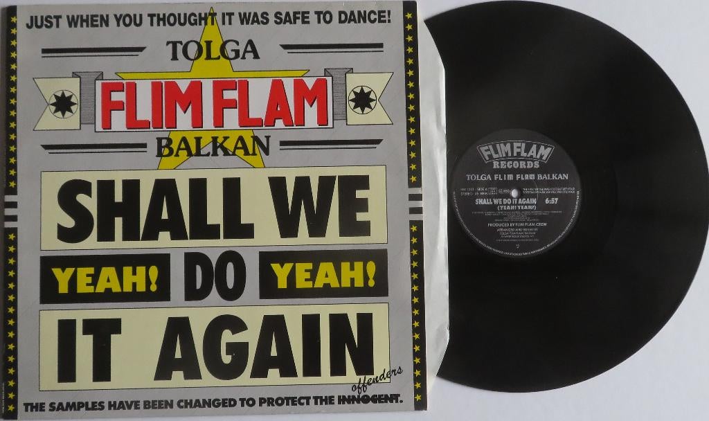 Tolga Flim Flam Balkan - Allons-nous recommencer ? Maxi, CD & DVD, Vinyles | Dance & House, Enlèvement ou Envoi, Utilisé, 12 pouces