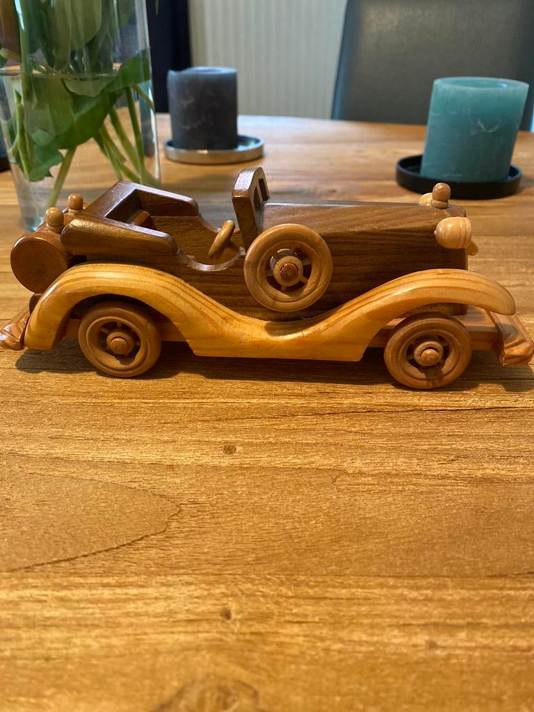 Voiture en bois, Enlèvement, Neuf, Véhicule à pousser