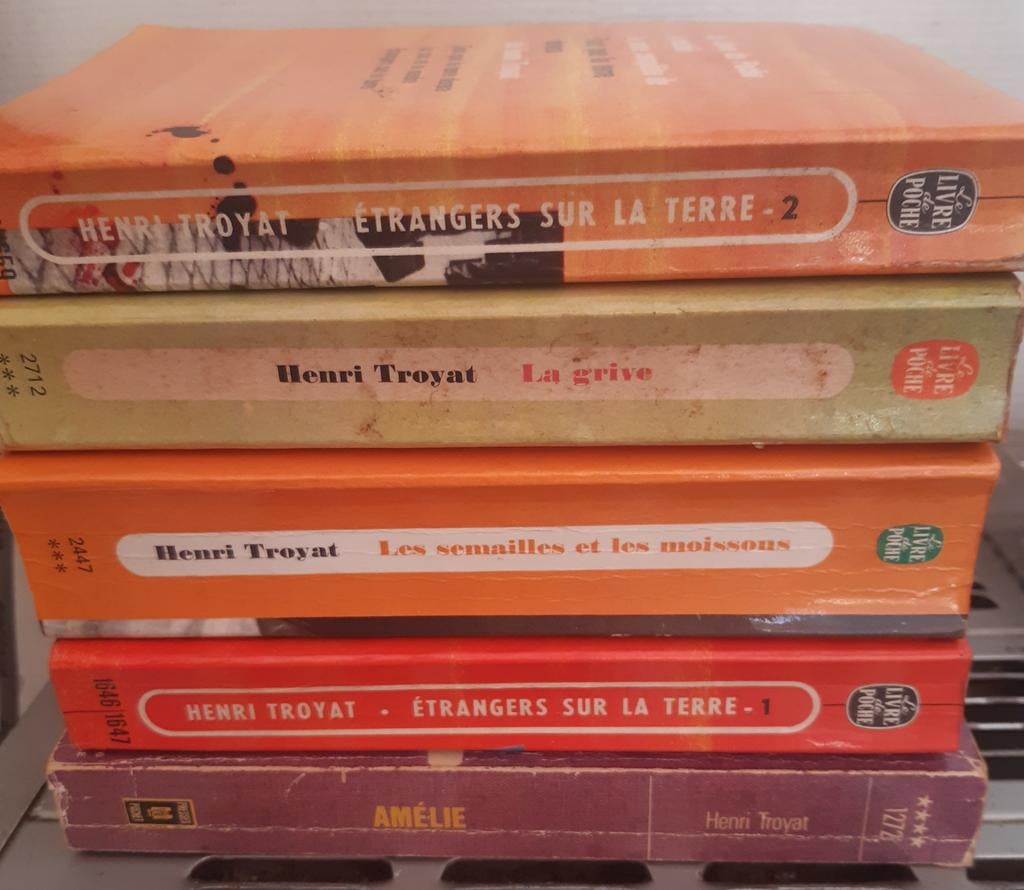 5 livres de poche d'Henri Troyat, Enlèvement ou Envoi, Utilisé, H.Troyat, Belgique