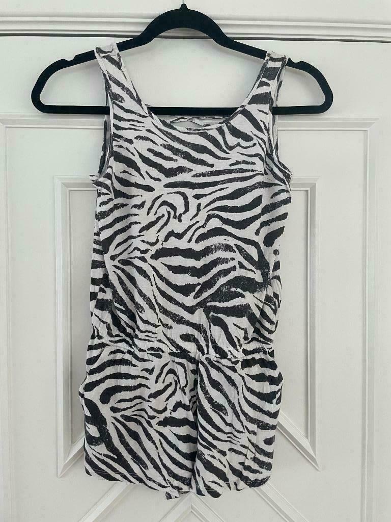 jumpsuit meisje maat 158 zebra, Enlèvement ou Envoi, Utilisé, Fille, Ensemble