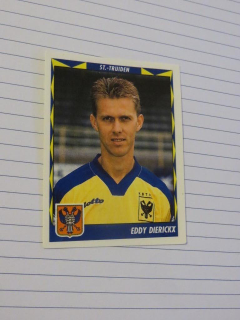 Voetbal : Sticker Football 99 :  Eddy Dierickx - STVV, Enlèvement ou Envoi, Neuf, Affiche, Image ou Autocollant