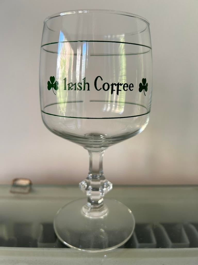 Glazen Irish Coffee, Ophalen, Zo goed als nieuw