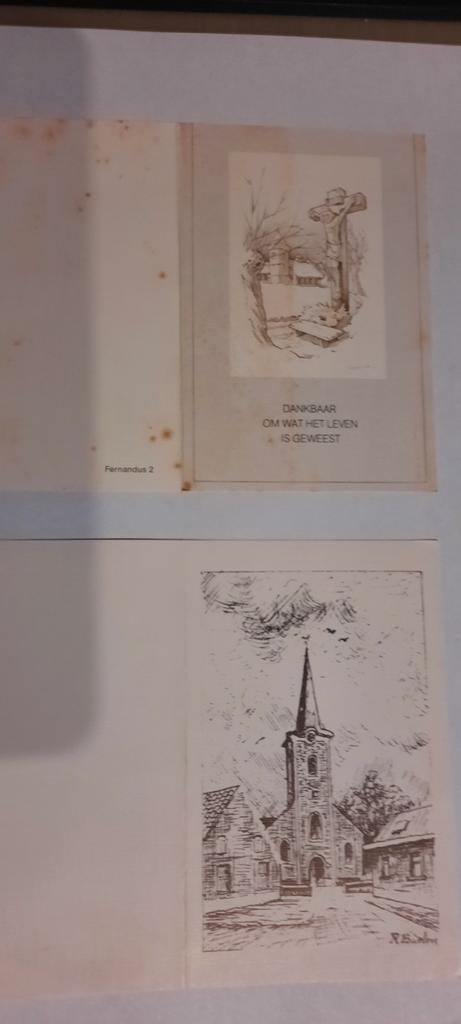 Bid- en rouwprentjes (6), Verzamelen, Ophalen of Verzenden