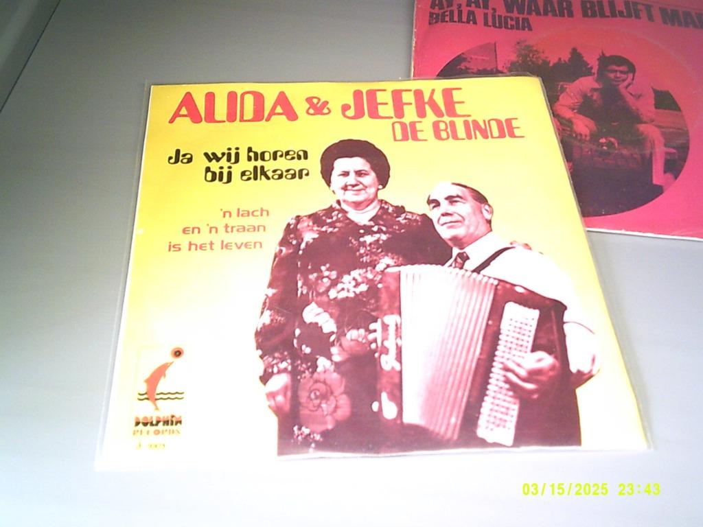 Alida & Jefke De Blinde – Ja Wij Horen Bij Elkaar/ vinylsing, Cd's en Dvd's, Ophalen of Verzenden, Zo goed als nieuw, Overige formaten
