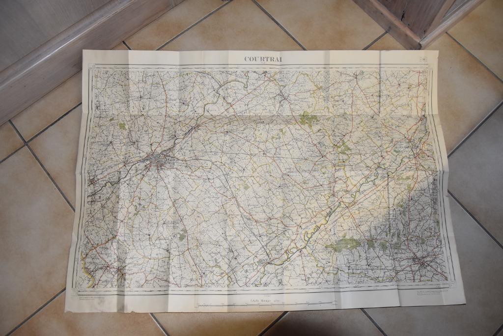 Carte militaire Courtrai 8 1934 Courtrai, Envoi