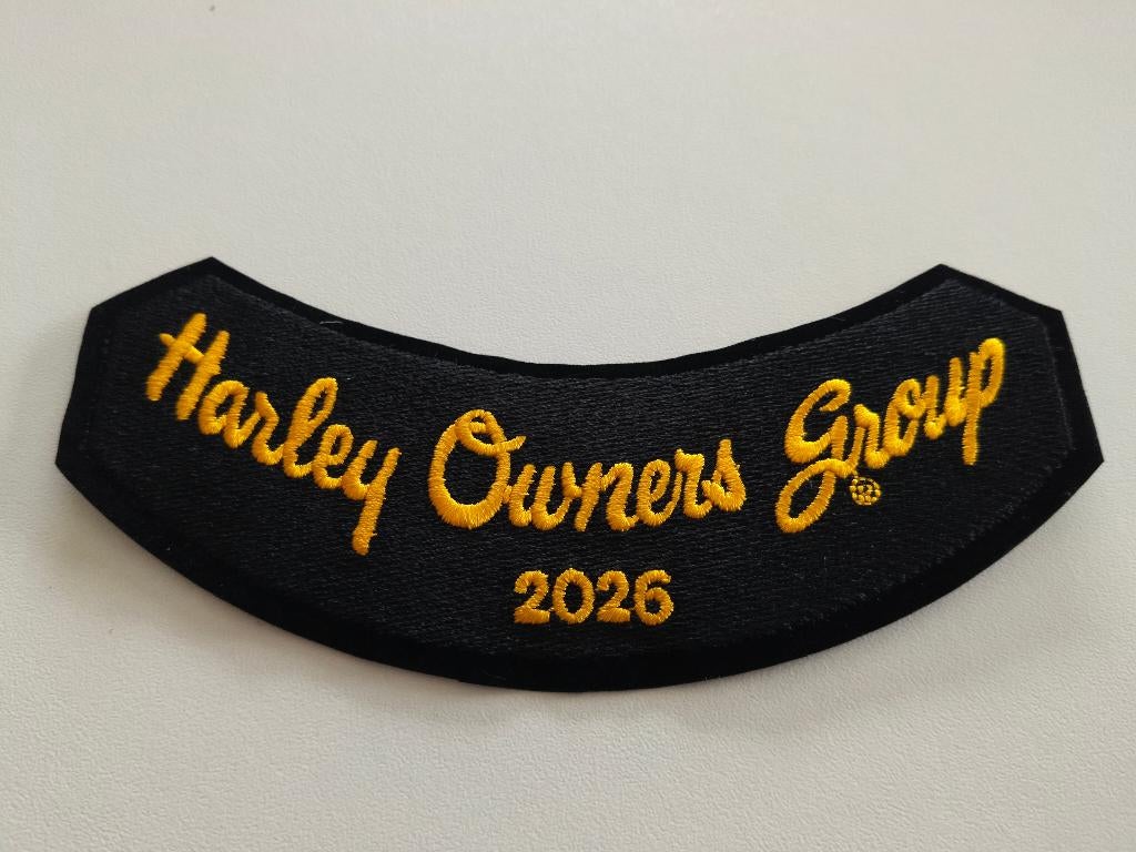 Harley Owners Group pin + patch 2026 te koop, Verzenden