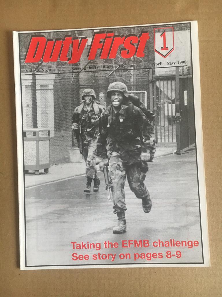 Duty First 1  : magazine  -  1998., Enlèvement ou Envoi, Armée de terre, Livre ou Revue