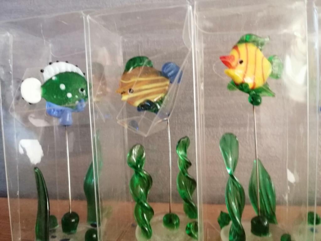 Glazen decoratie vissen, Dieren en Toebehoren, Ophalen of Verzenden, Zo goed als nieuw