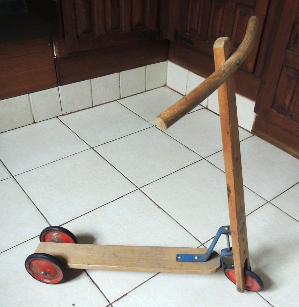Trotinnette en bois vintage ( collection), Ophalen of Verzenden