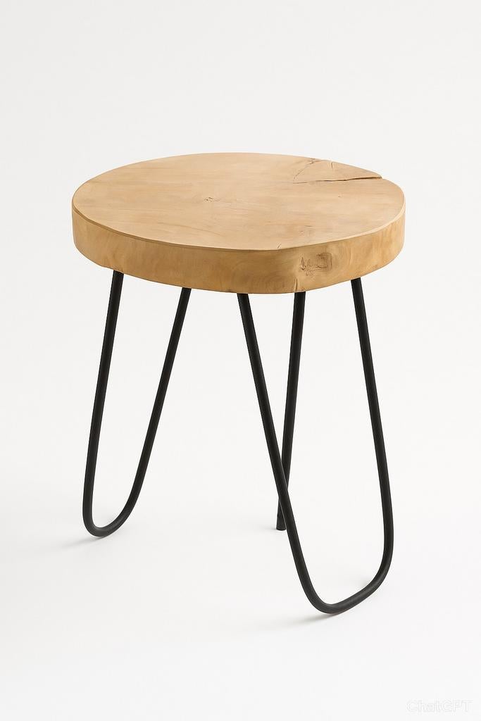 Kleine klassevolle bijzettafel/krukje, Ophalen, Zo goed als nieuw