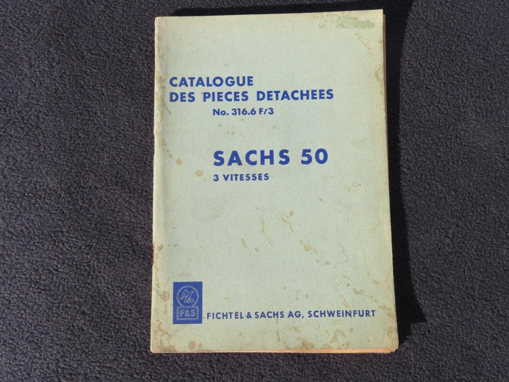 SACHS 50 onderdelencatalogus FLANDRIA ROYAL NORD, Motoren, Ophalen of Verzenden, Gebruikt