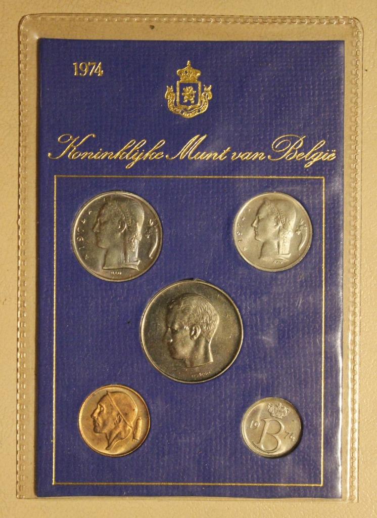 SET MONNAIES de Belgique 1974, Enlèvement ou Envoi, Série