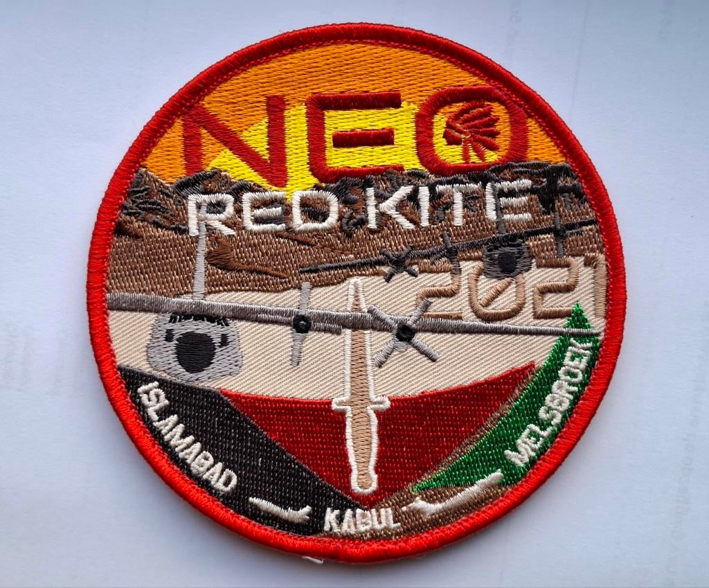 Patch Neo Red Kite, Ophalen of Verzenden, Luchtmacht, Embleem of Badge