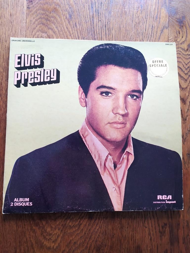 33 T dubbele vinyl Elvis Presley, Ophalen of Verzenden, Gebruikt, Overige formaten