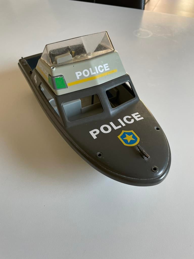 Playmobil bateau policier + capitain (gratuit achat de 10 eu, Enlèvement ou Envoi, Utilisé