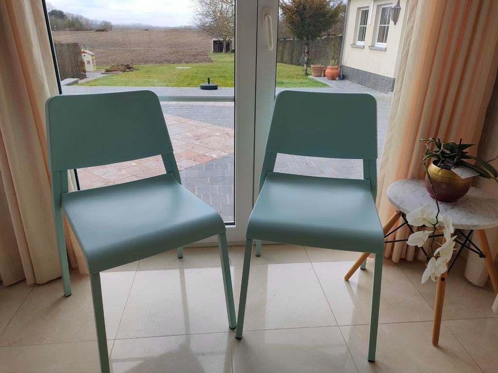 2 x stoel mintkleur (ikea), Ophalen
