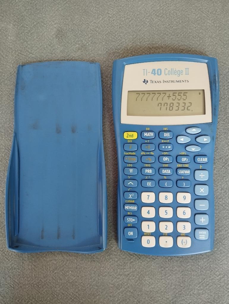 Calculatrice TI-40 College II Texas Instruments, Enlèvement ou Envoi, Comme neuf