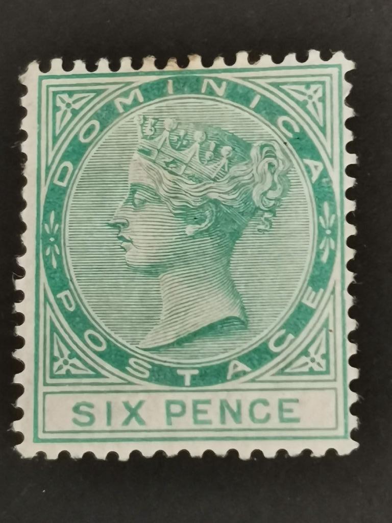 Dominica 1877 - Koningin Victoria *, Ophalen of Verzenden, Postfris, Noord-Amerika