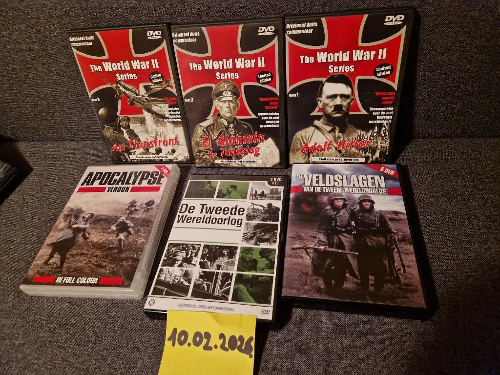 DVD boxen de Tweede wereldoorlog - world war II, Ophalen of Verzenden, Zo goed als nieuw, Oorlog of Misdaad
