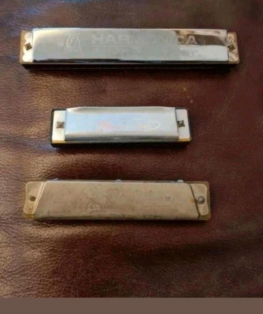 2 morceaux d'harmonicas rétro,, Musique & Instruments, Enlèvement ou Envoi