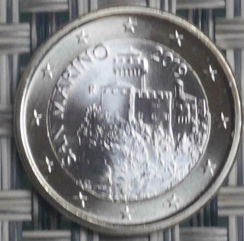 1 euro San Marino 2019 UNC, Postzegels en Munten, Verzenden, San Marino, 1 euro, Setje