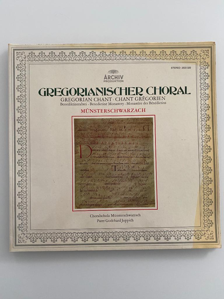Choralschola Münsterschwarzach Pater Joppich Gregorianischer, 12 pouces, Enlèvement ou Envoi, Moyen Âge et Renaissance, Chant