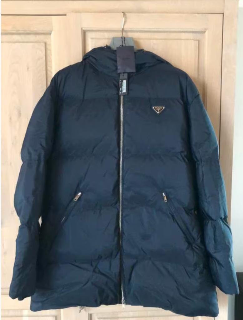 PRADA nieuw blauw donsjack XL, Blauw, Ophalen of Verzenden, Prada, Maat 56/58 (XL)