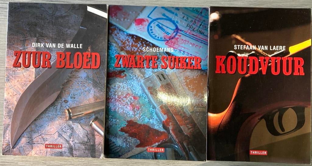 Koudvuur / Zuur bloed / Zwarte suiker, Boeken, Ophalen of Verzenden