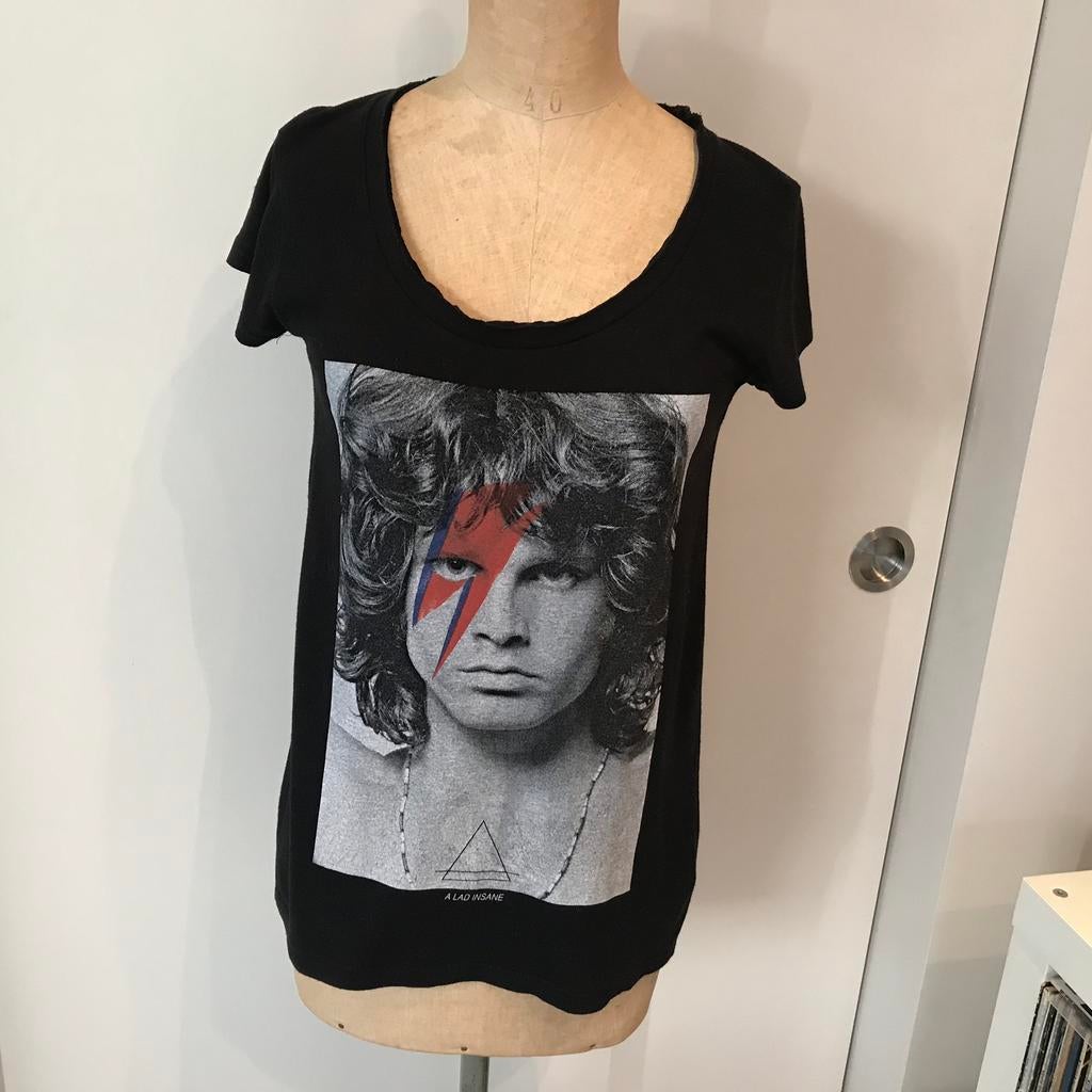 T-Shirt life is a joke, Jim Morrison, xs, Enlèvement ou Envoi, Comme neuf, Taille 34 (XS) ou plus petite