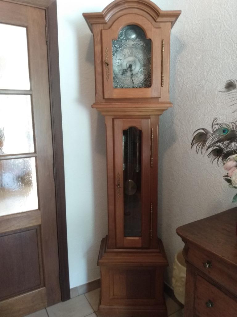 Horloge de parquet en chêne haute, Ophalen