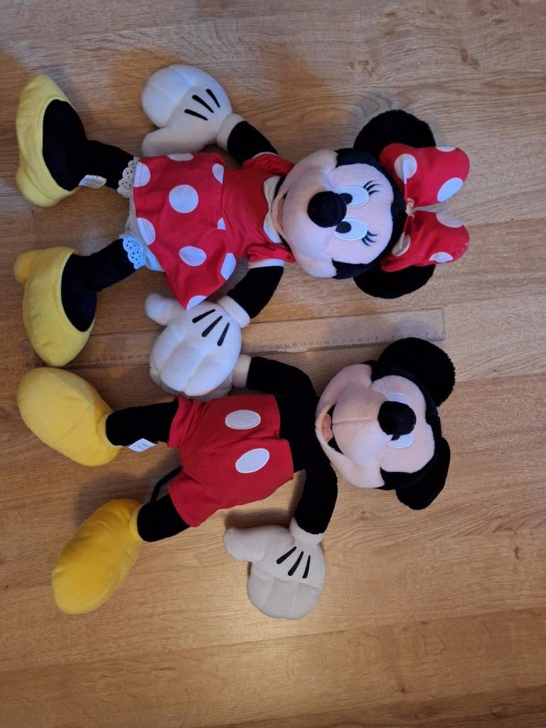 Disney knuffels Mickey & Minnie, Disney, Ophalen of Verzenden, Disney