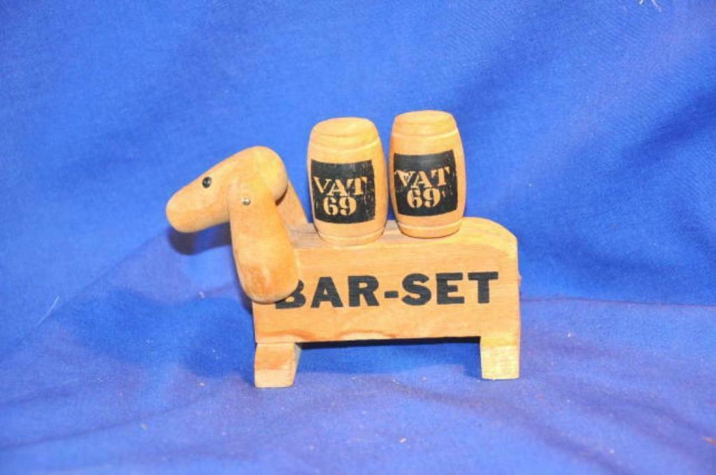 § bar set vat 69 decapsuleur tire bouchon, Ophalen of Verzenden, Gebruikt