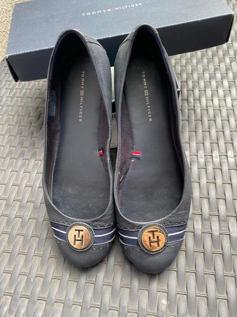 Tommy Hilfiger ballerina, Blauw, Zo goed als nieuw, Tommy Hilfiger, Ballerina's