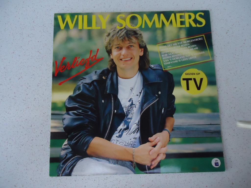 LP "Willy Sommers" Verliefd anno 1989., Ophalen of Verzenden, Gebruikt, 12 inch, Levenslied of Smartlap
