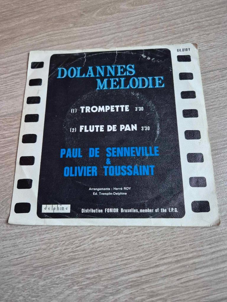 Singel Paul De Senneville & Olivier Toussaint, Enlèvement ou Envoi