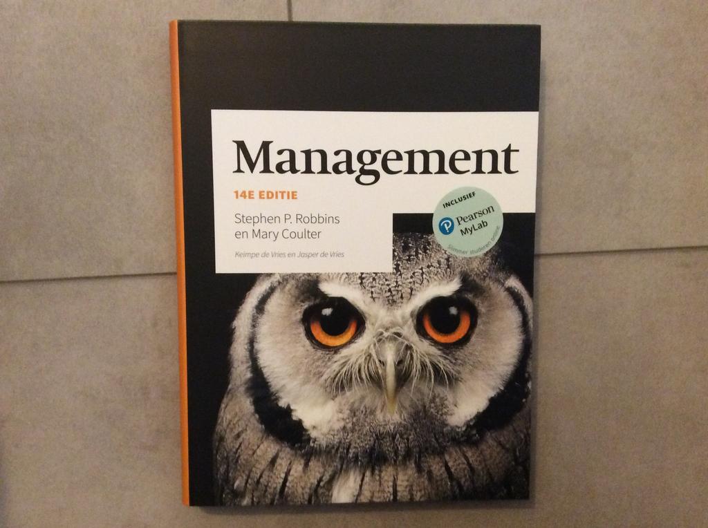 Management 14e editie Stephen P. Robbins, Boeken, Ophalen, Zo goed als nieuw, Management