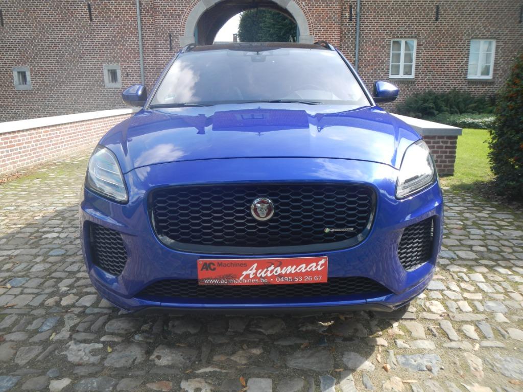 jaguar E pace R dynamic black edition all weel drive, Auto's, 4 cilinders, Blauw, Leder, Bedrijf