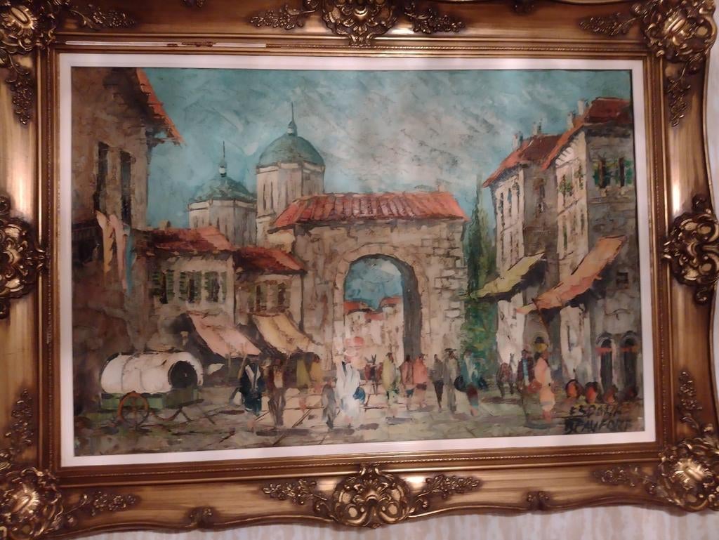 Schilderij espana van Beaufort, Ophalen