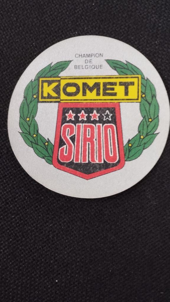 Komet Sirio kartmotoren vintage sticker, Verzenden, Zo goed als nieuw, Auto of Motor