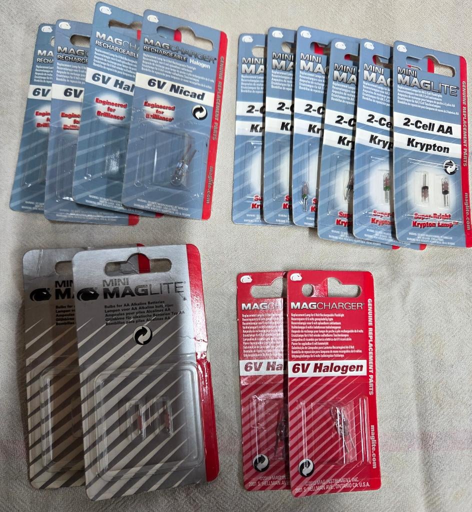 maglite lampjes, Ophalen of Verzenden, Nieuw, Accu