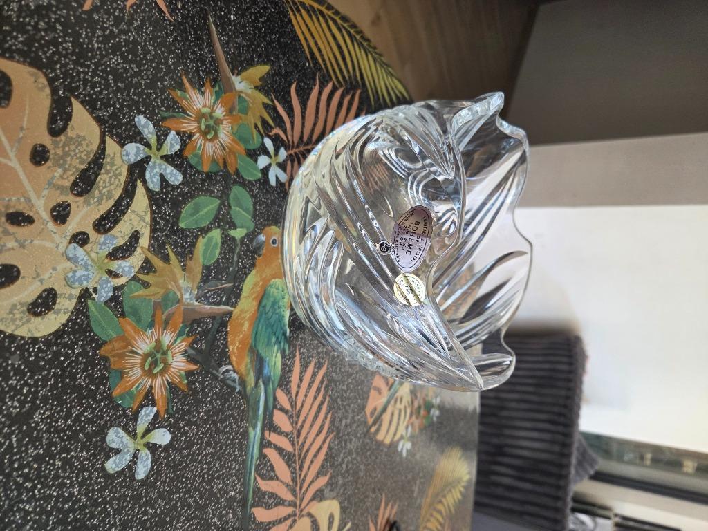 Plat cristal de bohème, Antiquités & Art, Enlèvement