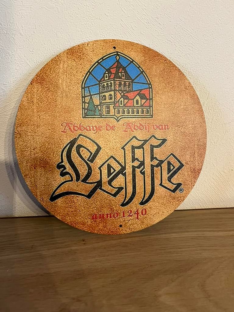 Plaque métallique Leffe, Collections, Marques de bière, Enlèvement ou Envoi, Neuf, Leffe