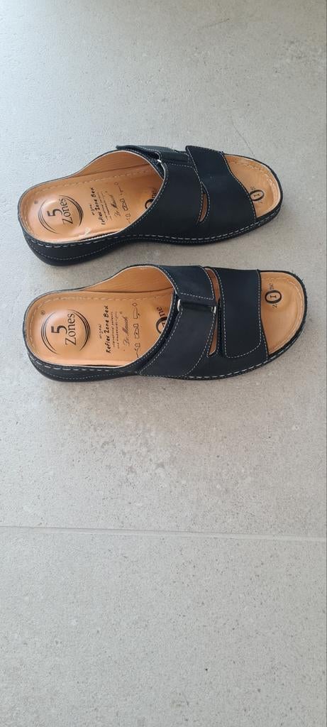 Slippers Dr Mauch - donkerblauw - maat 39, Ophalen, Zo goed als nieuw, Slippers