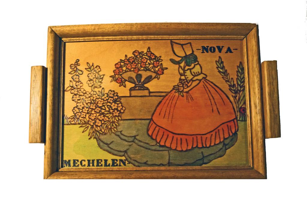 NOVA Mechelen  antiek/vintage dienbord, Ophalen of Verzenden