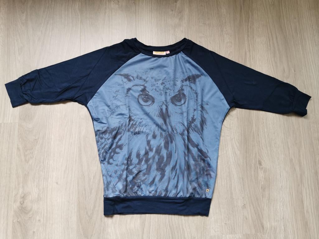 Longsleeve uil Someone - maat 140, Kinderen en Baby's, Kinderkleding | Maat 140, Gebruikt, Meisje, Ophalen of Verzenden, Someone
