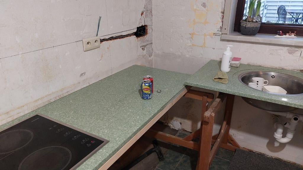 Keukenblad graniet .nu beschikbaar, Huis en Inrichting, Ophalen, Zo goed als nieuw
